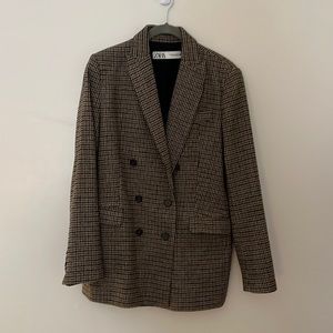 Zara blazer coat 🤎